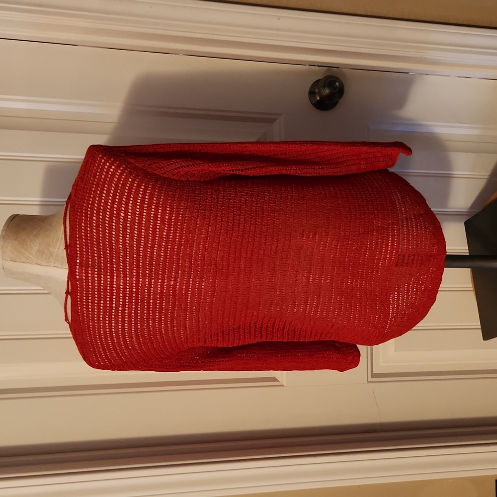 Knit beach coverup top - Picture 2 of 7